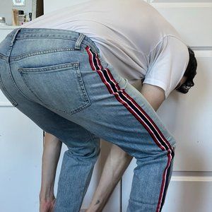 Joe's Jeans Women's Red Stripe Jeans